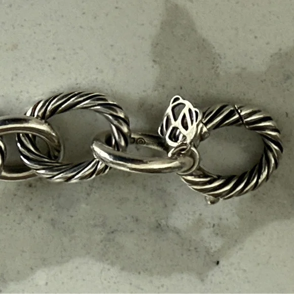 David Yurman Silver Chain Bracelet - Picture 2 of 6
